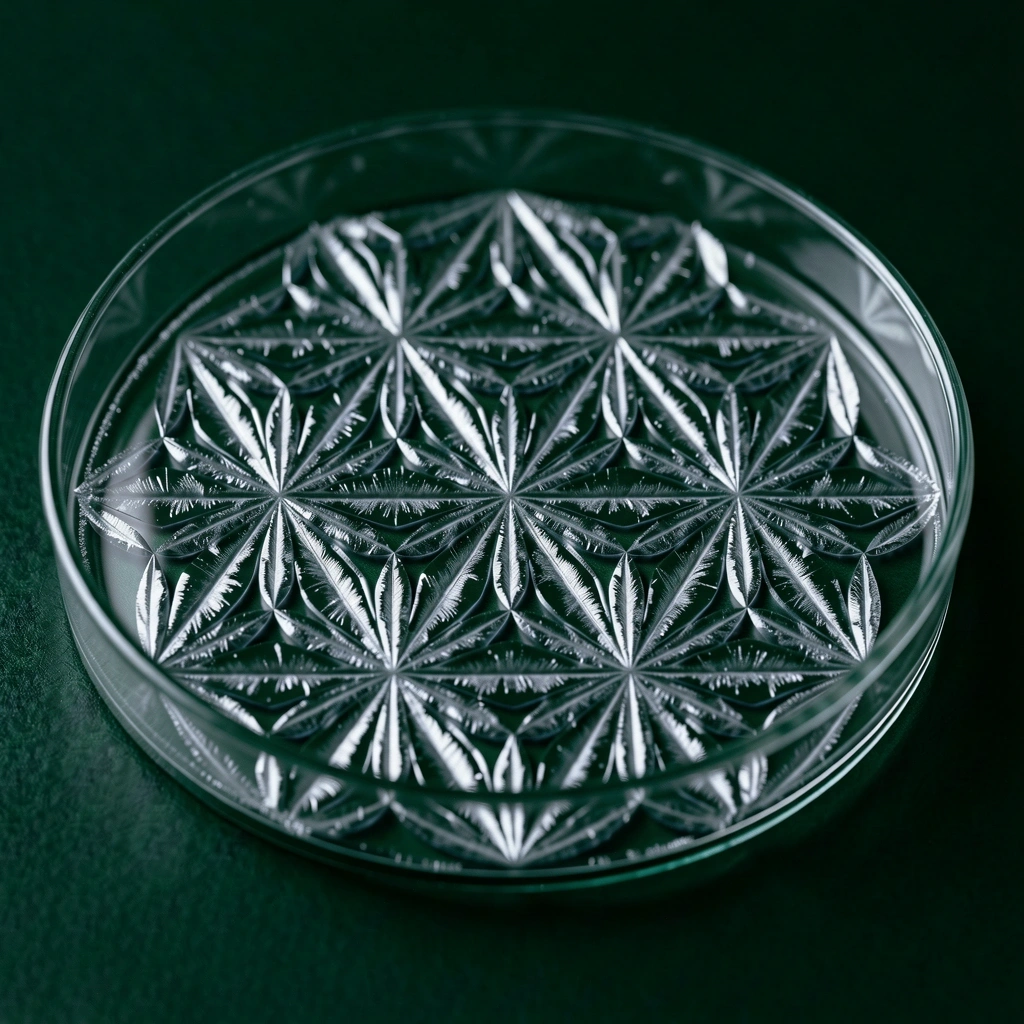 Microscopic flora pattern